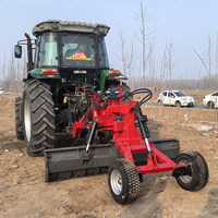 Niveleuse de terrain automatique traînée avec contrôle laser/GPS, lame de niveleuse hydraulique pour tracteur pour le nivellement des terres agricoles