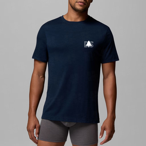 เสื้อยืดออกกำลังกายแบบสวมใส่สบาย น้ำหนักเบา 180 กรัม พิมพ์ลายสกรีนตามสั่ง ขายส่ง สีพื้น เนื้อผ้านุ่ม ระบายอากาศได้ดี ผลิตจากผ้าเมอริโน - Product Image 4