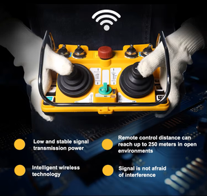 Télécommande industrielle sans fil d'installation facile pour le contrôleur à distance radio de manette de grue à tour - Product Image 2