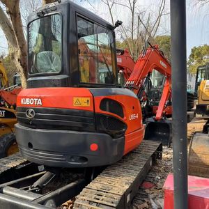 Excavateur kubota u55 d'occasion d'origine japonaise 5,5 tonnes petite pelleteuse avec pouce machines agricoles mini pelleteuse kubota kx155 163 165 - Product Image 1