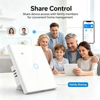 Interrupteur tactile intelligent Tuya Zigbee 10A pour Royaume-Uni/UE, en verre, contrôle à distance via application, compatible Google Home, Alexa, Alice Voice, nécessite une filière neutre