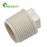 Raccords de tuyauterie en PVC de 1/2 à 4 pouces : Raccords filetés femelle et mâle, coudes, tés, embouts, adaptateurs réducteurs pour conduites d'eau