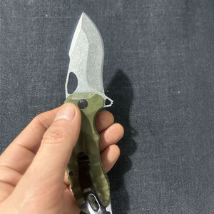 एक्सआर आउटडोर सामरिक जेब तह चाकू 2.80 इंच उच्च कठोरता शिकार बहुउद्देश्यीय चाकू जी 10 हैंडल - Product Image 1