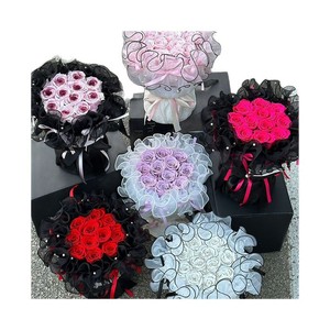 Biglietto <span class=keywords><strong>di</strong></span> <span class=keywords><strong>auguri</strong></span> personalizzato per la laurea in Chiffon rosa eterno Bouquet <span class=keywords><strong>di</strong></span> balletto conservato <span class=keywords><strong>fiori</strong></span> <span class=keywords><strong>di</strong></span> lunga durata 3-5 anni per la festa della mamma - Product Image 5