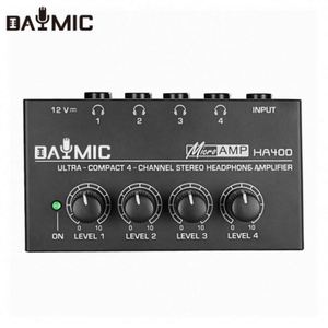 Amplificateur de casque professionnel AOSHEN Mini HA400 4 canaux, amplificateur de casque de monitoring portable - Product Image 1