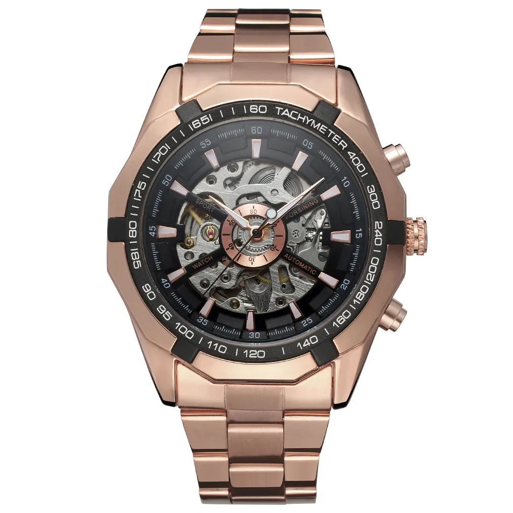2022 China Wholesale forsining relojes hombre Skeleton Watch Automatic Mens Watches unique mechanical Wristwatches for Man