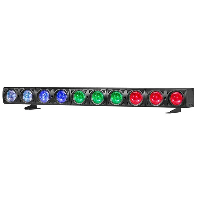 DJ-Beleuchtungs geräte 10x30W RGBW Sonnenst reifen Bar führte aus gezeichnete scharfe Strahl Licht für Disco-Party-Platz