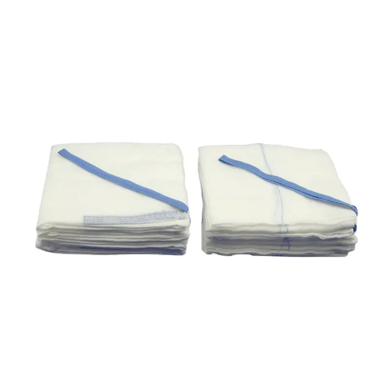 Medical consumable certified surgical non-sterile / sterile lap sponge for sale