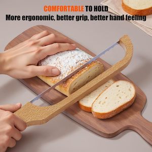 <span class=keywords><strong>Couteau</strong></span> à <span class=keywords><strong>pain</strong></span> au levain jetable en céramique Kit de <span class=keywords><strong>planche</strong></span> à <span class=keywords><strong>pain</strong></span> 16 "en dents de scie en acier inoxydable Trancheuse à <span class=keywords><strong>pain</strong></span> Four Passe au lave-vaisselle pour - Product Image 3