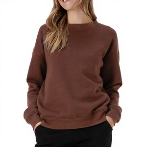 Sudaderas con Capucha de Alta Calidad para Mujer, Tejidas en Algodón Francés, Transpirables, de Poliéster, Holgadas, Deportivas, con Lentejuelas Bordadas - Product Image 2