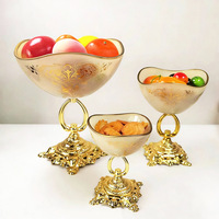 Assiette en céramique vintage de luxe léger, plat en porcelaine, salon, table basse, collation, style européen, gâteau, bonbons, plateau à fruits