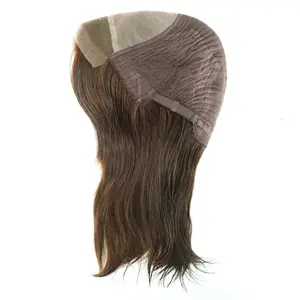 MT12 9 "도매 중국 표피 레미 인간의 머리 가발 중형 여성용 가발