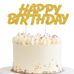 Décoration de gâteau d'anniversaire sur le thème des personnages de dessins animés, carte de gâteau d'anniversaire, décoration de gâteau pour fête d'anniversaire - Product Image 1