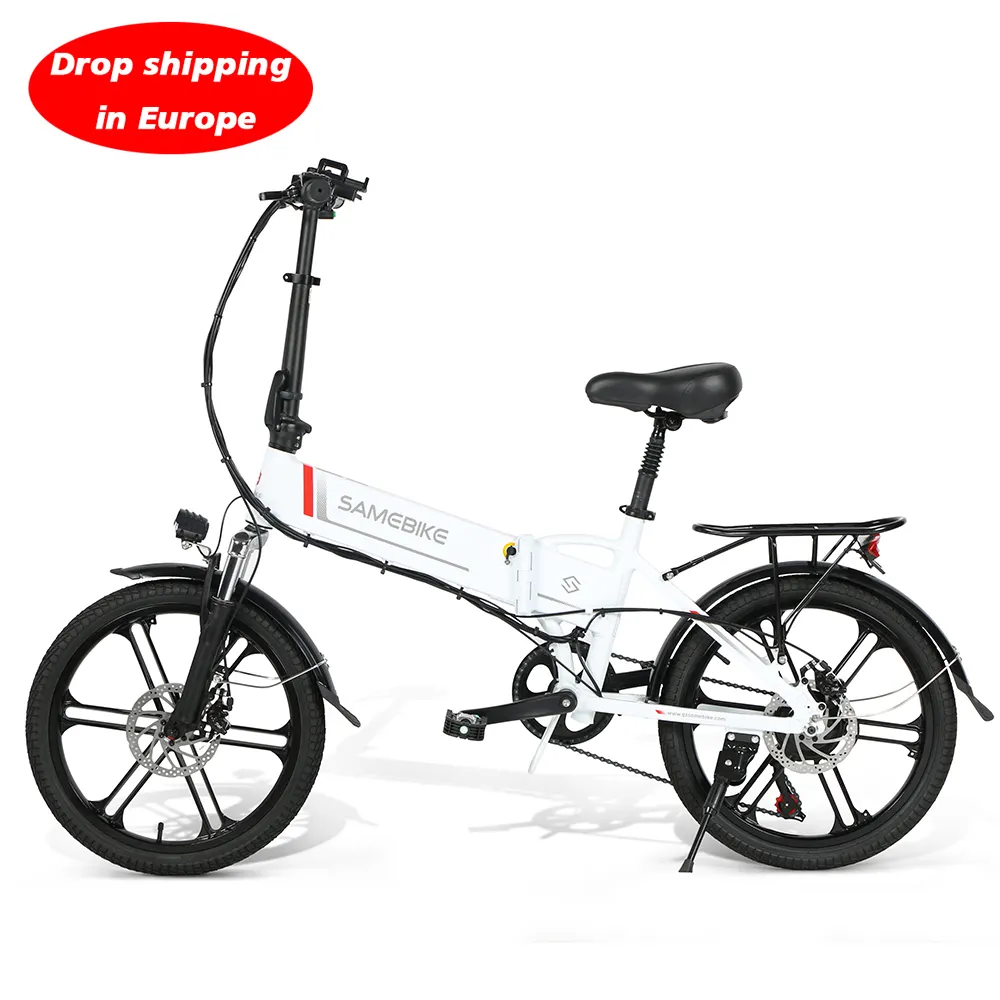 Samebike Européenne entrepôt stock portable vélo électrique/vélo électrique/mini pliage e-bike/ebike