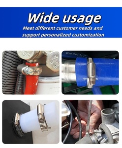 Collier de serrage réglable en acier au carbone de 100mm de diamètre outil de serrage de tuyau en Chine - Product Image 6