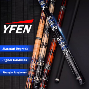 YFen Carbon Fiber Shaft Black Technology Handmade 11.5mm/12.5mm Tip 3/8*9 Joint Billiard <b>Pool</b> Cue <b>Stick</b> - Product Image 6
