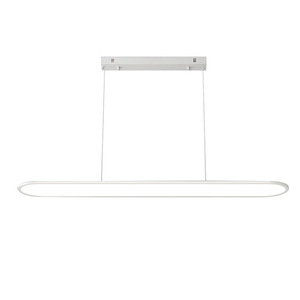 โคมไฟเพดานแบบเส้นสไตล์โมเดิร์นมินิมอล QiaoSheng ไฟ LED หัวเดียวทรงยาว สำหรับห้องรับประทานอาหาร บาร์ และไฟตกแต่งบ้าน - Product Image 5