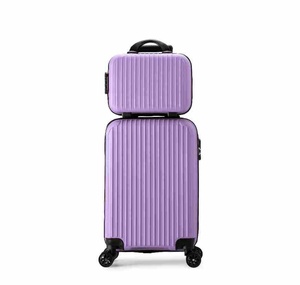 Juego de Maletas de 2 Piezas al por Mayor con Estuche de Maquillaje, Maleta de Viaje Rígida de ABS, Ligera, con Ruedas Giratorias - Product Image 1