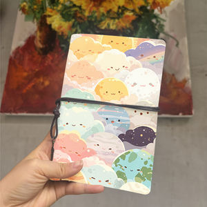 Cahier de notes A6 2025 à 6 trous, 160 pages épaisses, créatif, <span class=keywords><strong>chic</strong></span>, idéal pour la rentrée des classes, cadeau d'anniversaire avec des planètes - Product Image 1