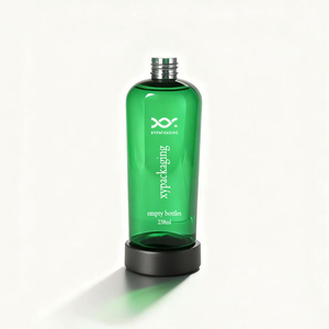 Xypackaging 238ml 8oz rỗng màu xanh lá cây Pet pcr nhự<span class=keywords><strong>a</strong></span> bóp cá nhân chai dầu gội đầu với mũ giá bán buôn - Product Image 3