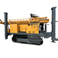 Foreuse rotative sur chenilles de 450 m de profondeur max. avec excellente performance, pompe de boîte de vitesses, alimentée au diesel