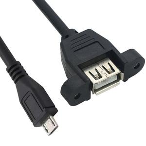 <span class=keywords><strong>สาย</strong></span>สื่อสารสำหรับต่อข้อมูลขนาดไมโคร <span class=keywords><strong>OTG</strong></span> USB เข้ากับแผงสกรูตัวเมีย5PIN - Product Image 2