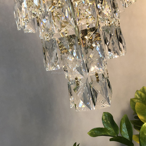 Đèn Chùm Nhỏ Pha Lê K9 Với Khung Kim Loại Hoàn Thiện Màu Vàng Kim - Product Image 5