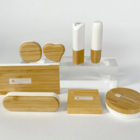 Palette de maquillage pour les yeux en bambou écologique, rechargeable, magnétique, avec étiquette privée, emballage de maquillage innovant
