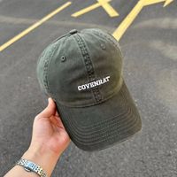 Casquettes de sport personnalisées, casquettes trucker de créateur, casquettes de baseball pour couple, avec lettres délavées, motif épines, pour sports de plein air et loisirs