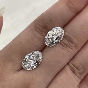 Diamants synthétiques cultivés en laboratoire certifiés IGI, ovales, G VS1, 5 carats, diamants blancs, diamants CVD - Product Image 3