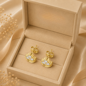 Traditional 22K Gold Earrings Premium Indian Jewelry Gold Earrings for Women Bridal Wedding Festival and Daily Wear - Product Image 3