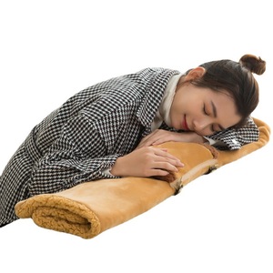 Usb Heated Knee Blanket Coffee Brown Fast Heating Mechanical Control Overheat Protection Office Nap Shawl Electric Blanket - Product Image 5