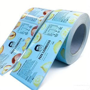 Autocollants en rouleau personnalisés pour boîtes de cuisine, étiquettes alimentaires en papier, scellés pour poulet, hamburgers, restaurants, gobelets en PVC – Tailles 1, 2 et 3 pouces – Idéal pour petites entreprises - Product Image 1
