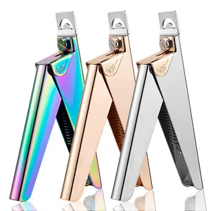 2024 Nail Art Clipper Speciaal Type U Woord Roestvrij Staal Acryl Valse Nageltip Clipper Rand Cutter Trimmer Diy Manicure Tool