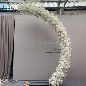 LEDA Handmade Silk Custom Elegant Flower <b>Runner</b> for Chandelier Stand Artificial Flower Wedding Party Events Decoration - Product Image 2