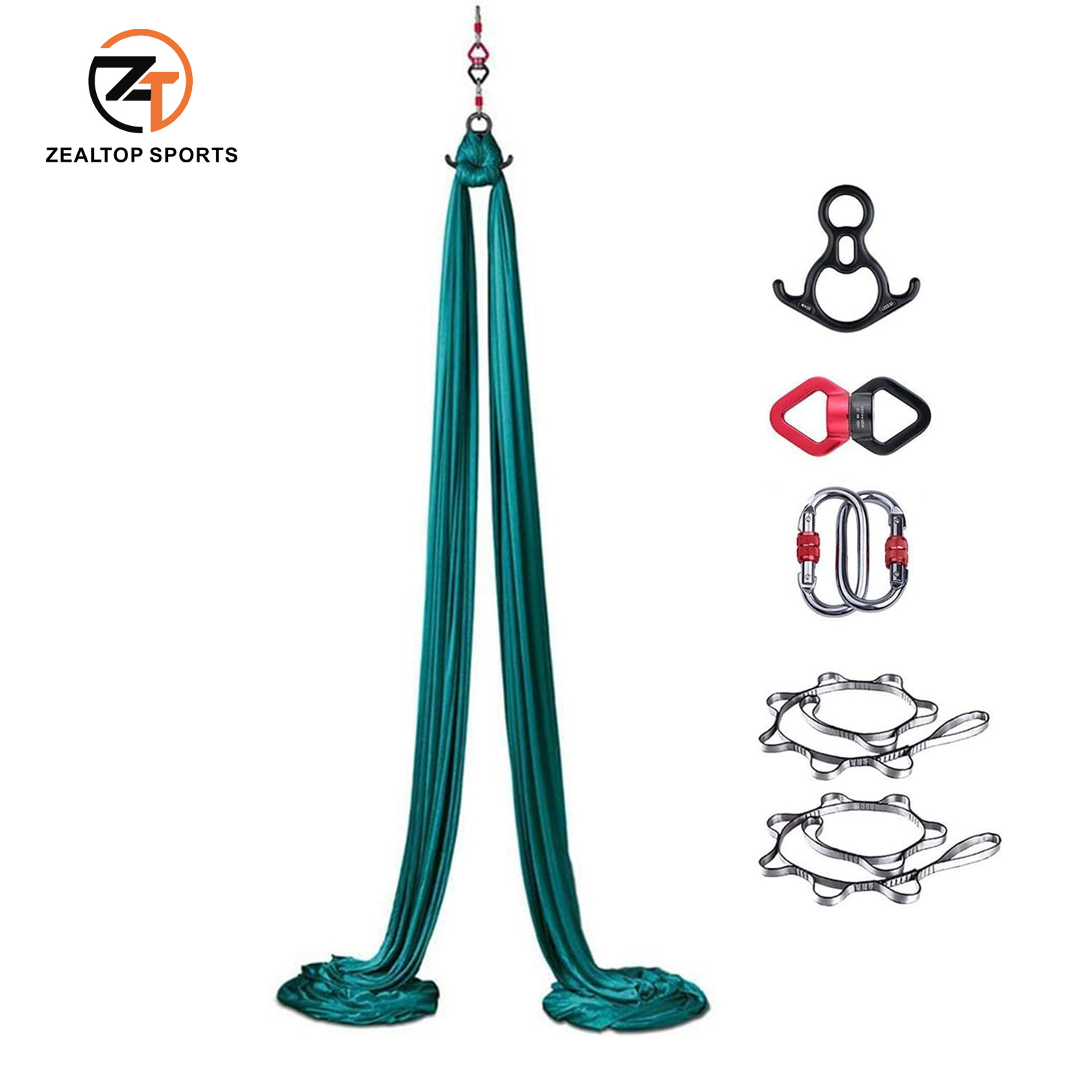 5 м, 6 м Подгонянный Летающий антигравитационный чехол фитнес воздушная Йога гамак для йоги качели набор шелк силона