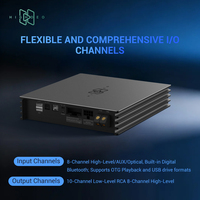 Amplificateur DSP 640W haute puissance 8 entrées 10 sorties pour solutions audio automobiles professionnelles AD10-640 Amplificateurs de classe D pour voiture