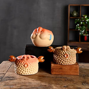 JM Pots décoratifs créatifs pour plantes succulentes en céramique et <span class=keywords><strong>terre</strong></span> <span class=keywords><strong>cuite</strong></span>, pour usage domestique, avec contrôle de la croissance des racines, Vente en gros en liquidation - Product Image 1