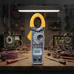 Multimètre numérique Zetek KM040, pince ampèremétrique, mesure de courant AC/DC, de tension et de température - Product Image 3