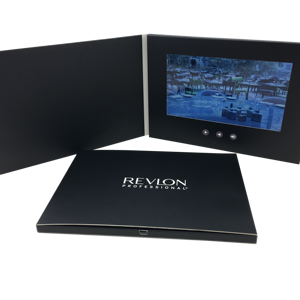 Folleto de vídeo digital de 7 pulgadas, pantalla LCD de gran capacidad, Material de papel, estilo musical para libro de vídeo promocional o regalo - Product Image 1