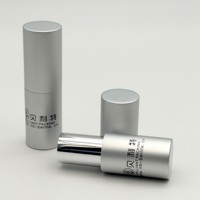 Tube de rouge à lèvres vide de 12,7 mm format voyage, conteneur cosmétique portable rechargeable pour échantillons, tube DIY pour baume à lèvres en aluminium/plastique