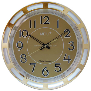 Wholesale Aluminum Dial Golden <strong>Wall</strong> <strong>Clock</strong> 35CM - Product Image 4