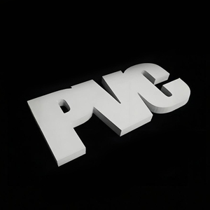 Tùy chỉnh chất lượng cao sơn PVC chữ ký cho logo trong nhà Acrylic Bảng chữ cái thư PVC chữ - Product Image 1
