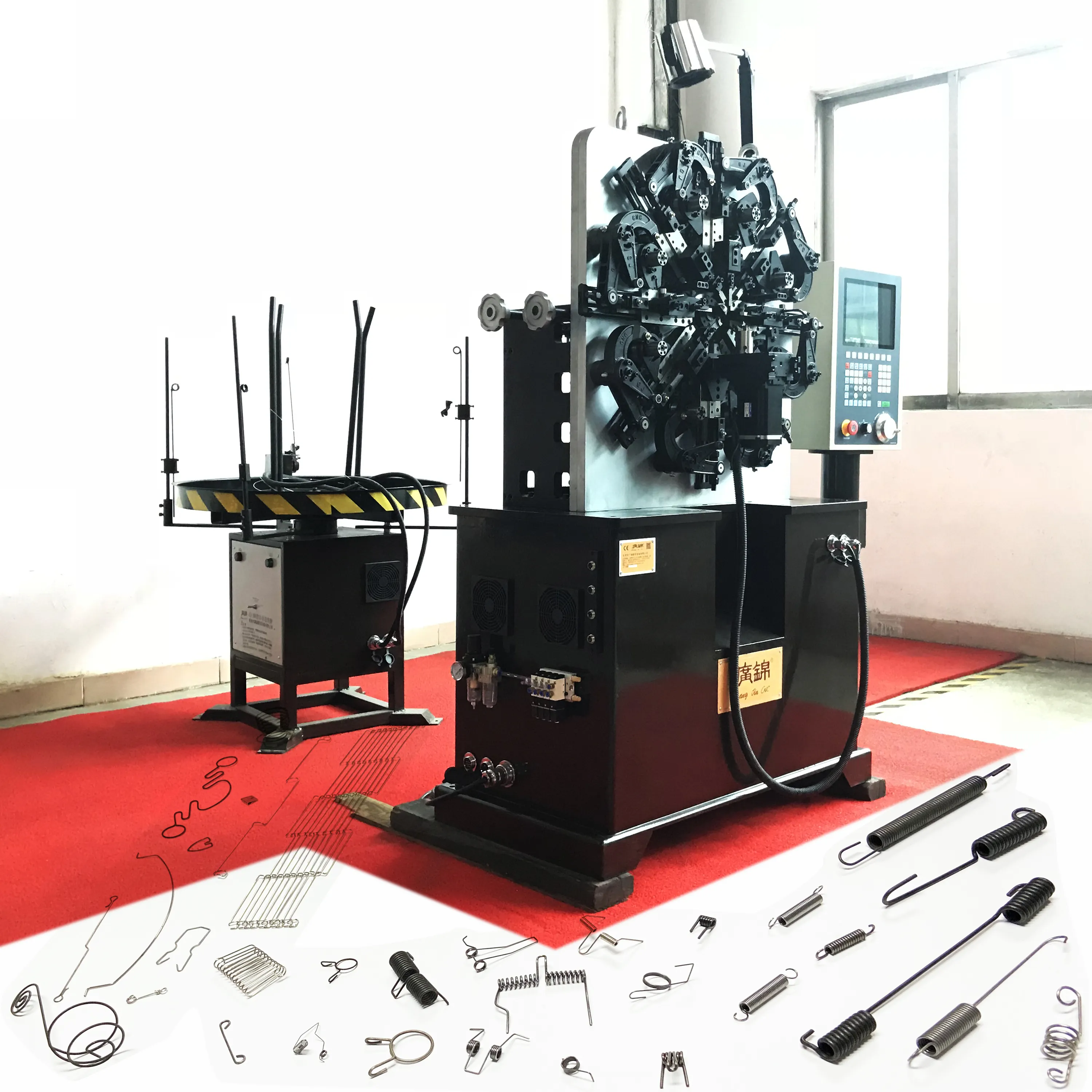 Máquina de fabricación de resorte CNC para clip de metal y máquina de resorte para diversos tipos de productos de formación de alambre