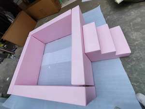 Piscina roja de bolas suaves PISCINA DE BOLAS oceánicas de juego suave colorida para niños parque infantil interior piscina de bolas de juego - Product Image 4