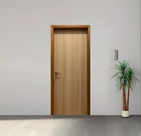 Porte en bois massif insonorisée classique pour maison et hôtel – Vente en gros