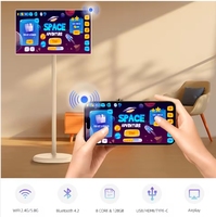 Smart TV portable de 32 pouces et tablette écran tactile Full HD Projection sans fil rétroéclairage LED armoire blanche
