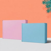 Emballage en carton personnalisé, boîte postale, petite, grande, mince, fine, pour envoi de courrier, emballage d'expédition