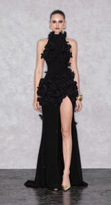 <span class=keywords><strong>Robe</strong></span> de mariée amincissante à queue de poisson en pétales tridimensionnels, style vietnamien, personnalisable en sept couleurs, pour l'industrie de niche lourde. - Product Image 2