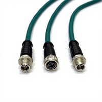 Cable Ethernet Industrial XXD M12.8PX para Cámara, Revestimiento de PVC, Conductor de Cobre Trenzado, RJ45 CAT6, Certificado ISO9001/ROHS/CE, IP67
